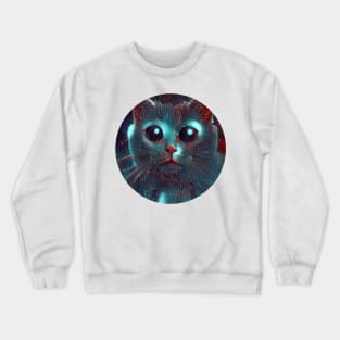 Fuzzy mycat, revolution for cats Crewneck Sweatshirt